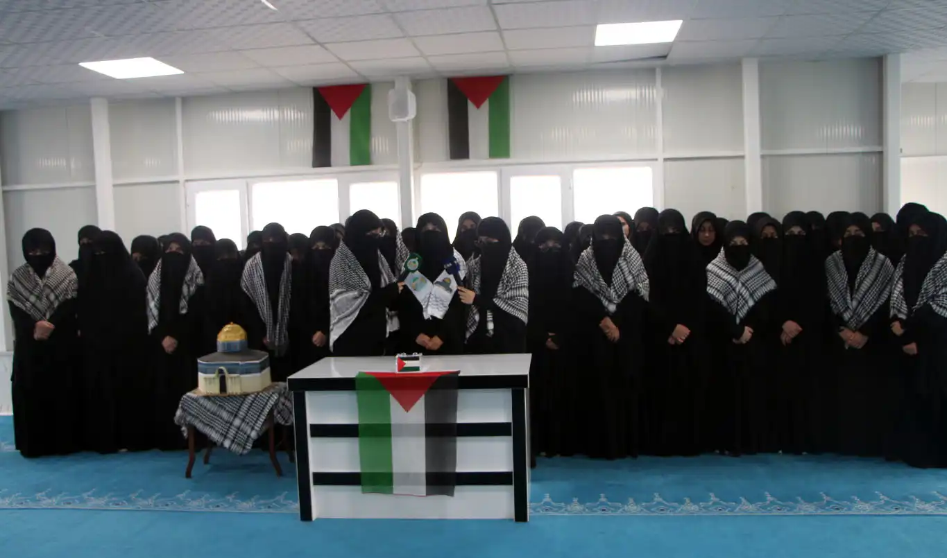 Diyarbakır'da medrese öğrencilerinden Gazze'ye destek