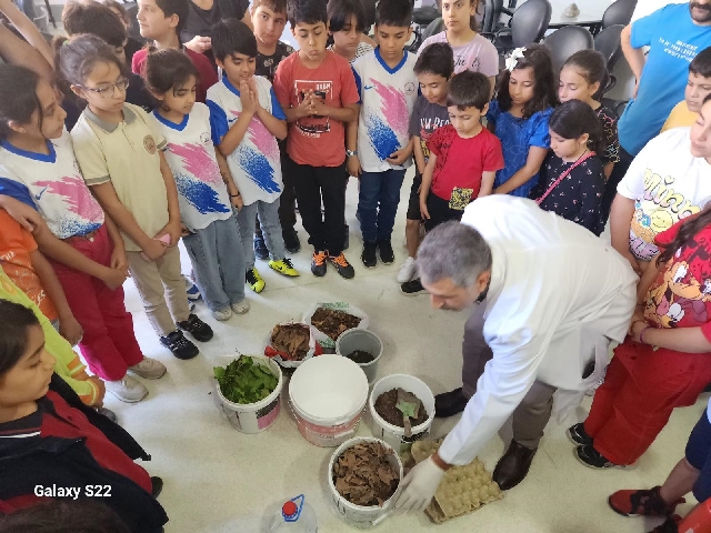 Dicle Üniversitesinde çocuklar için “Sürdürülebilir Hayat” atölyesi yapıldı