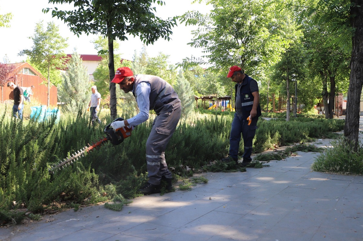 Yenişehir Millet Bahçesi bakımdan geçirildi