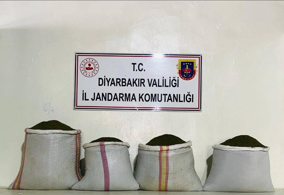 Diyarbakır’da 68 kilo esrar ele geçirildi