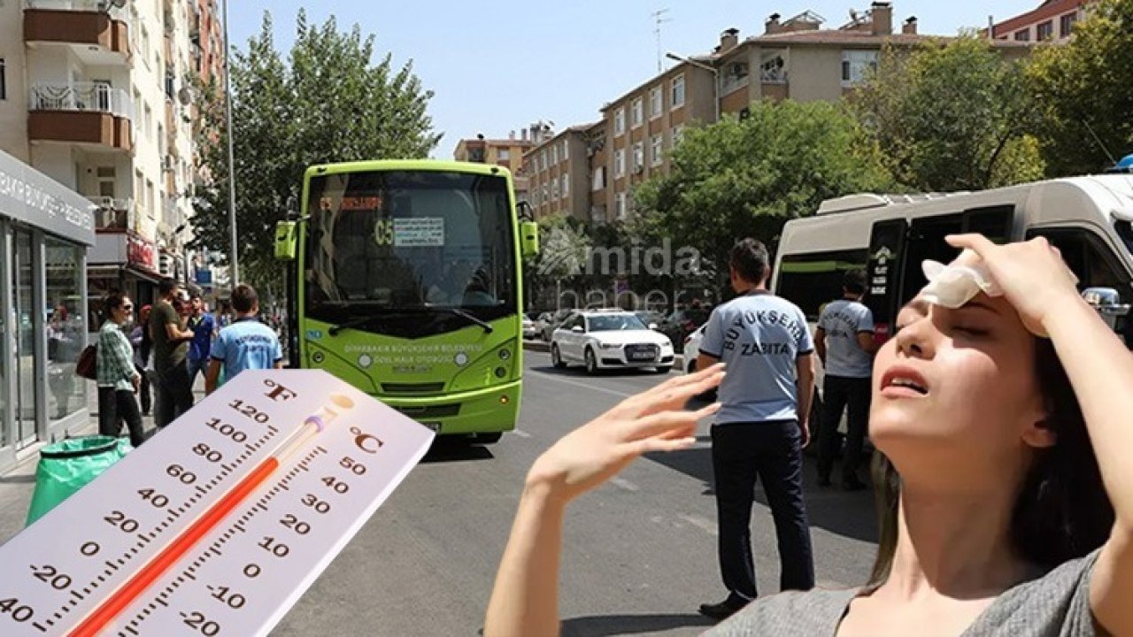 Diyarbakır’da klima açmayan toplu taşıma çileye döndü; Vatandaş yanıyor!