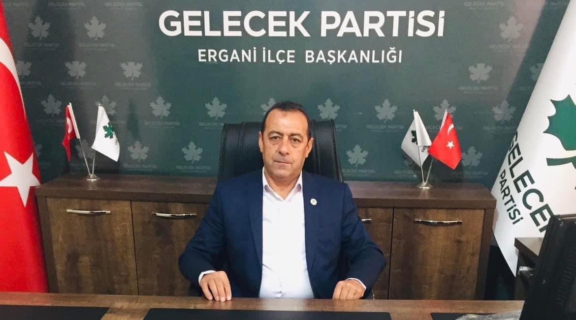 Gelecek Partisi Ergani İlçe Başkanı istifa etti