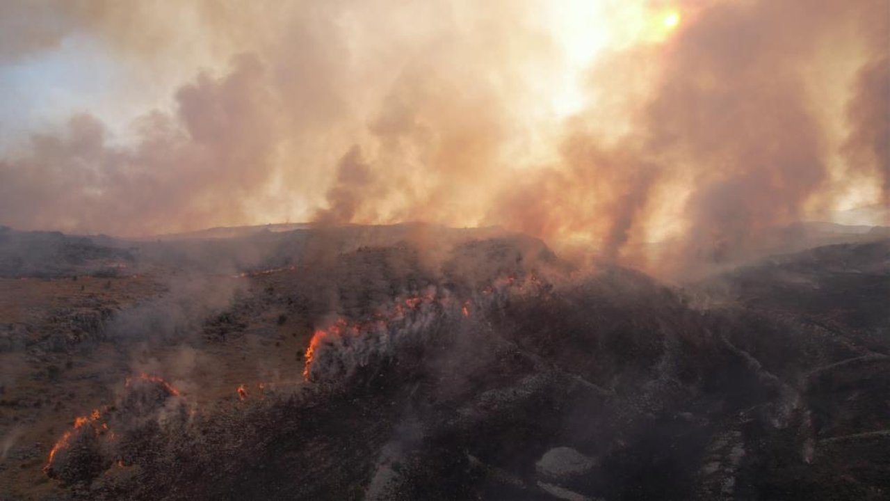 Adıyaman’da korkutan yangın: Söndürme çalışmaları sürüyor