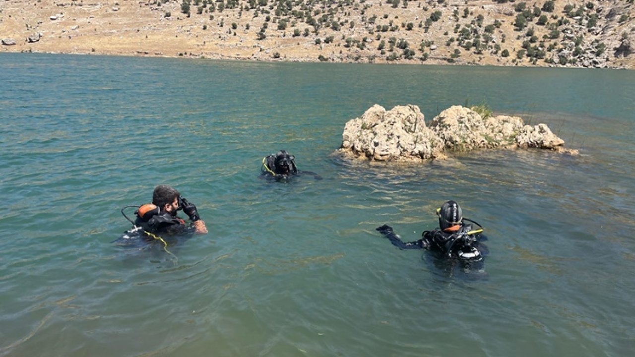 İtfaiye Su Altı Arama Ekibi: Dicle Baraj Gölü’nde eğitime başladı