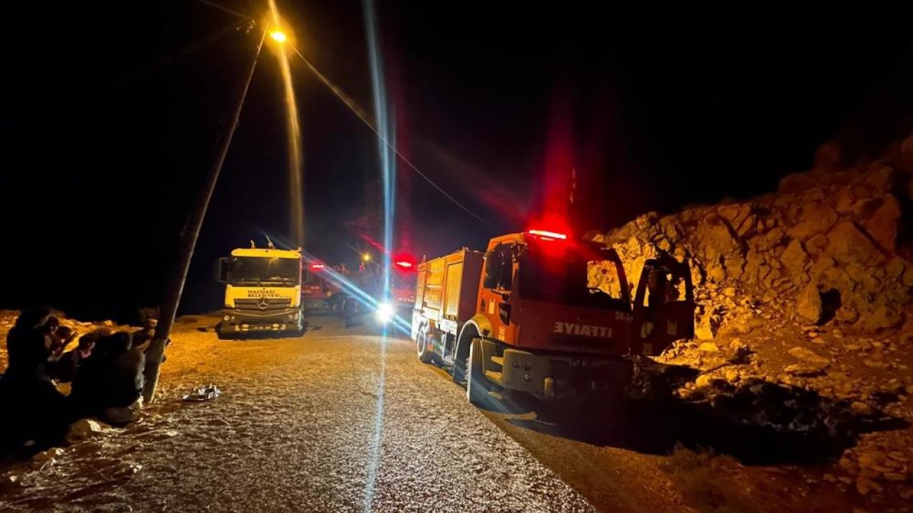 Mardin Mazıdağı'ndaki yangın söndürüldü