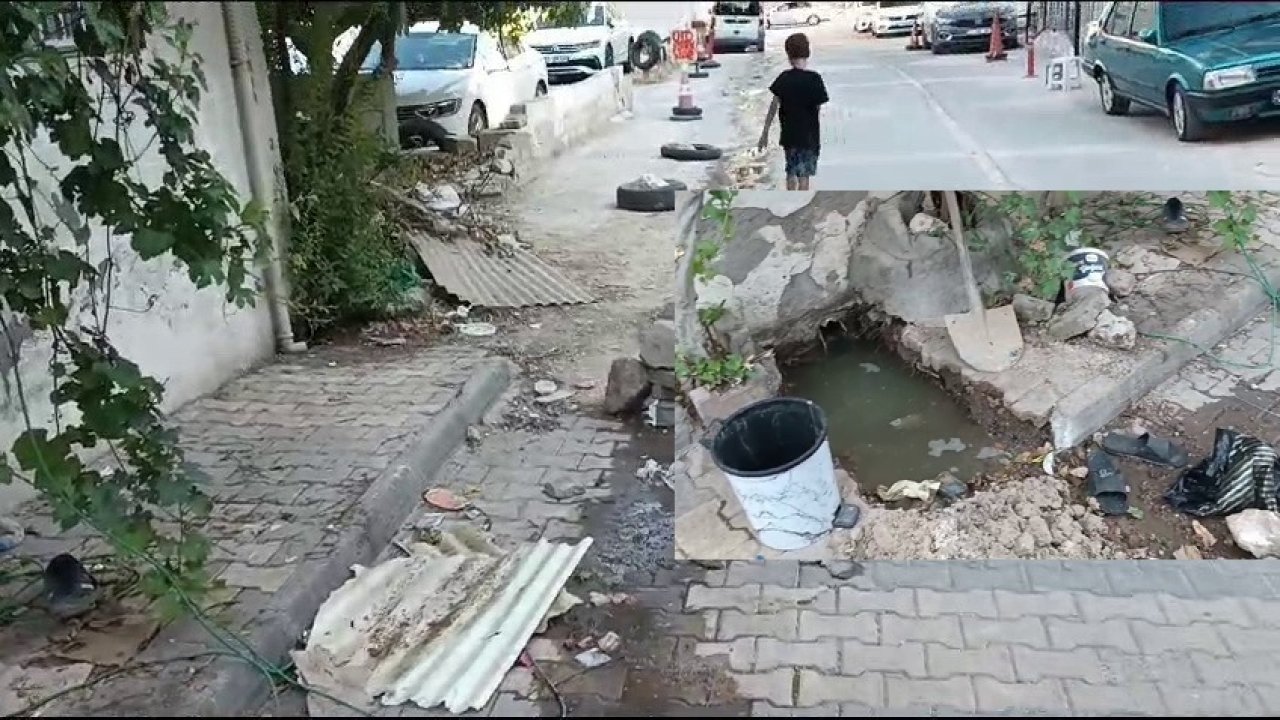 Adıyaman’da lağım suyu tepkisi