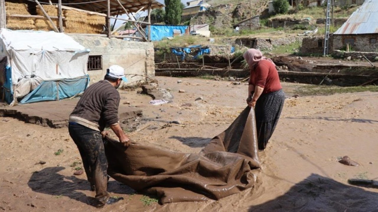 Erzurum’da sel felaketi: Hasar büyük