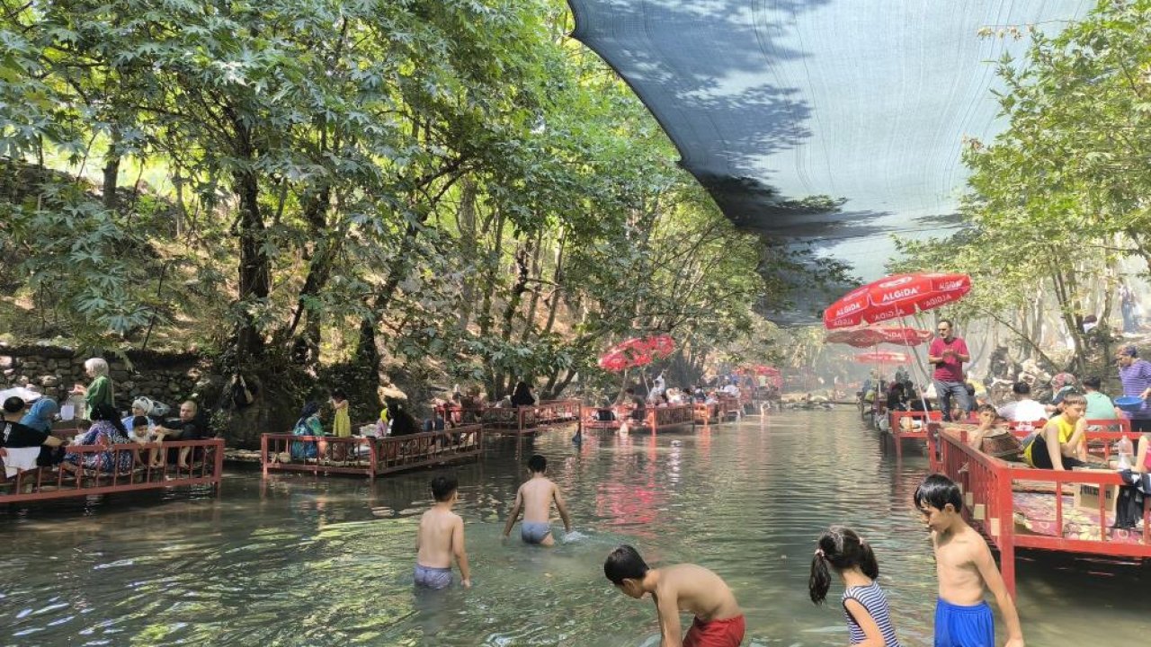 Ayngebire piknik ve kamp alanı doldu taştı