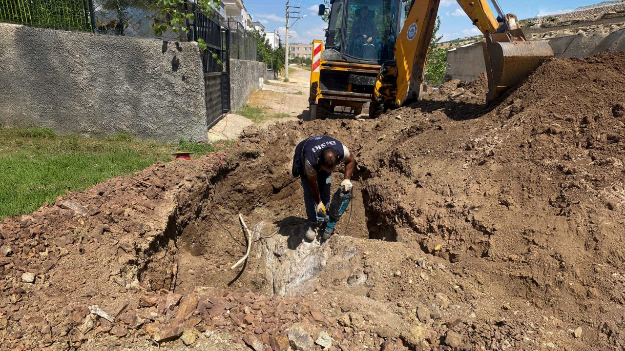 DİSKİ: Çermik'teki altyapı çalışması tamamlandı