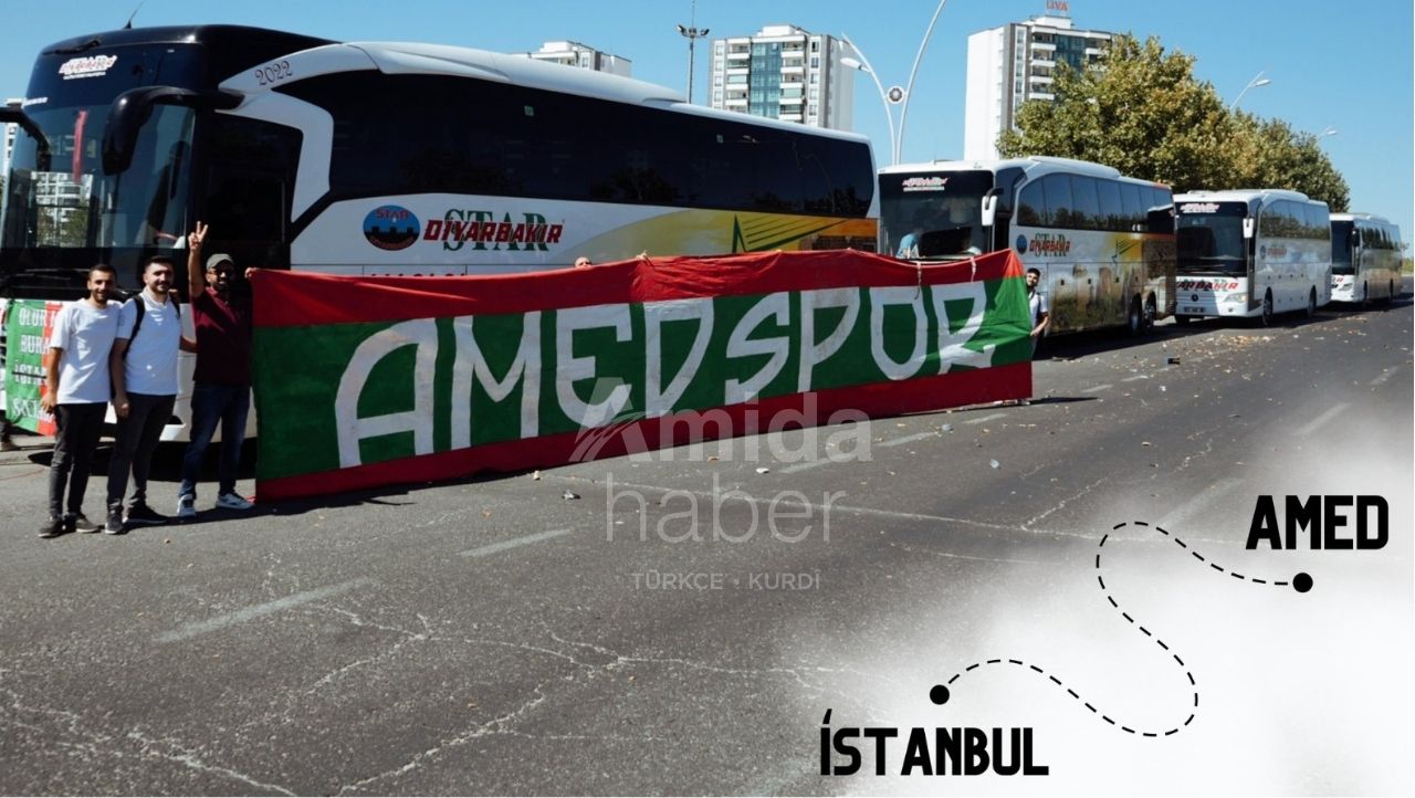 Amedspor taraftarı yola çıktı: İstanbul bize deplasman değil!