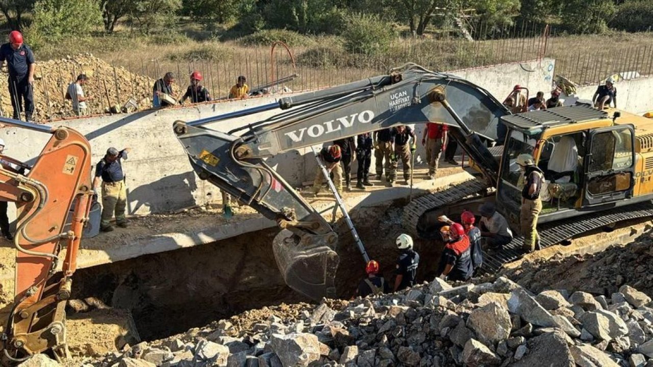 Göçük altında kalan iki işçinin cansız bedenine ulaşıldı