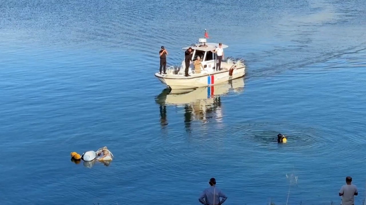 Baraj gölüne düşen gencin cansız bedenine ulaşıldı