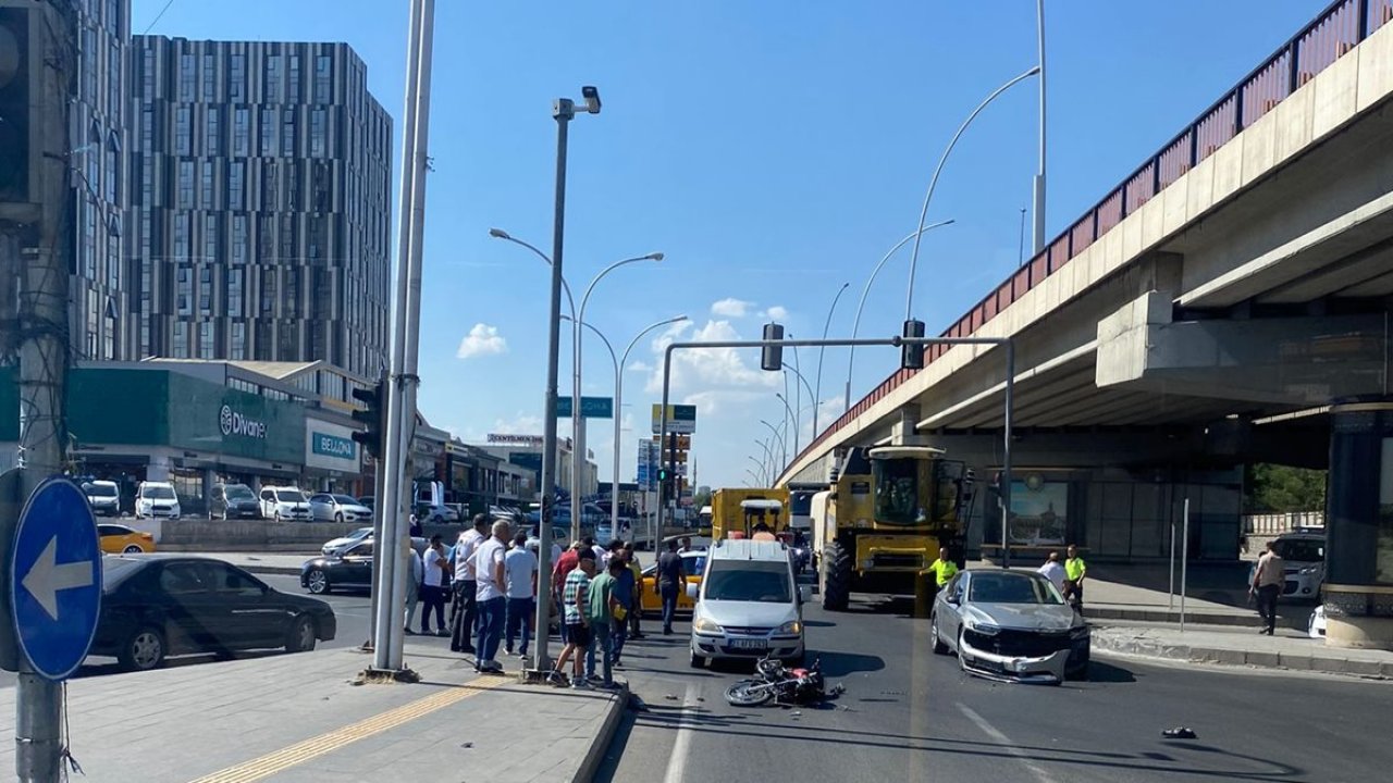 Diyarbakır Seyrantepe kavşağında kaza