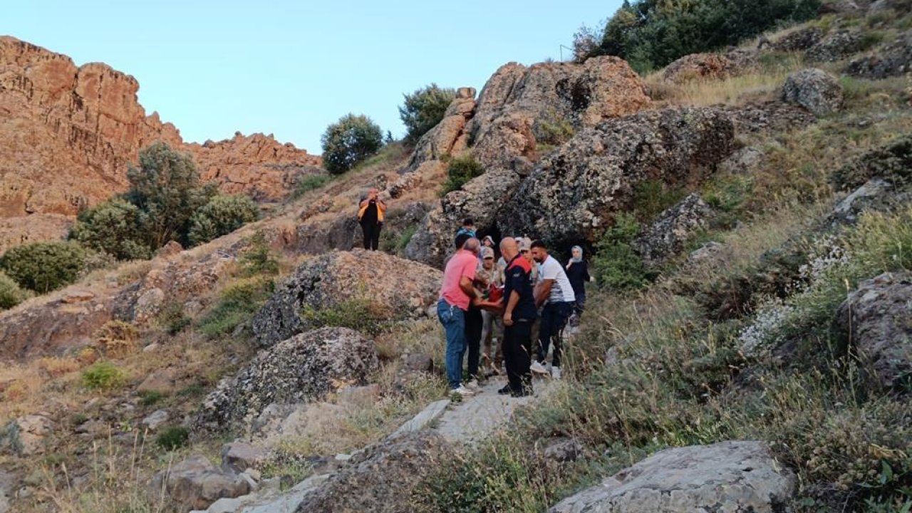 Düzgün Baba ziyaretgahına giden kadın düşerek ayağını kırdı