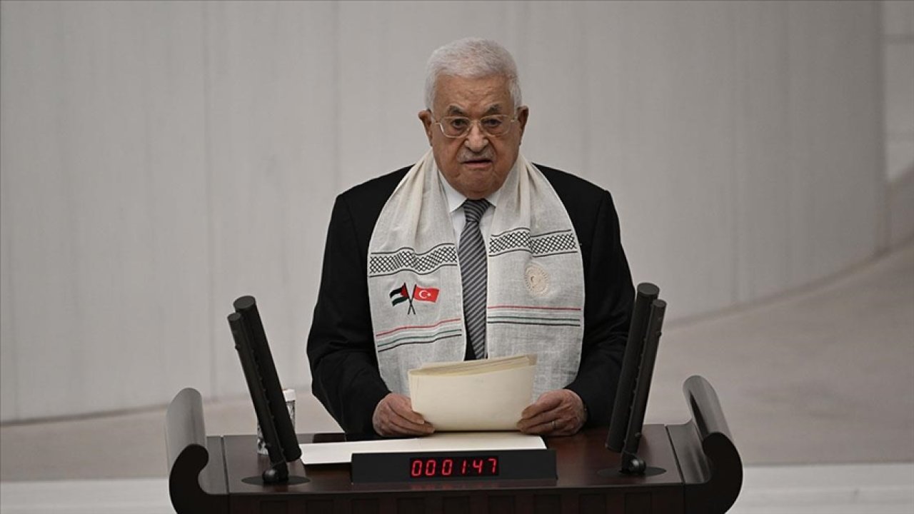 TBMM’de konuşan Filistinli lider Abbas: Gazze’ye gitme kararı aldım