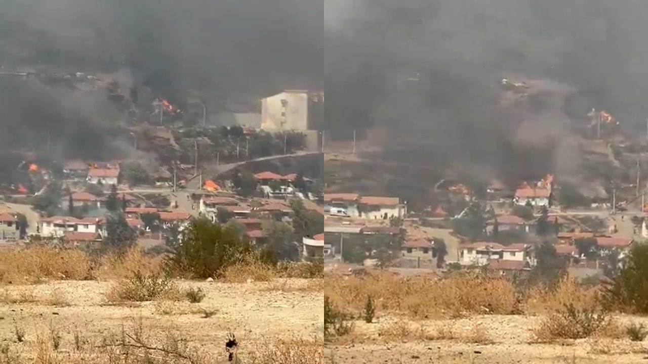 İzmir’deki yangın evlere ve hayvan barınaklarına ulaştı