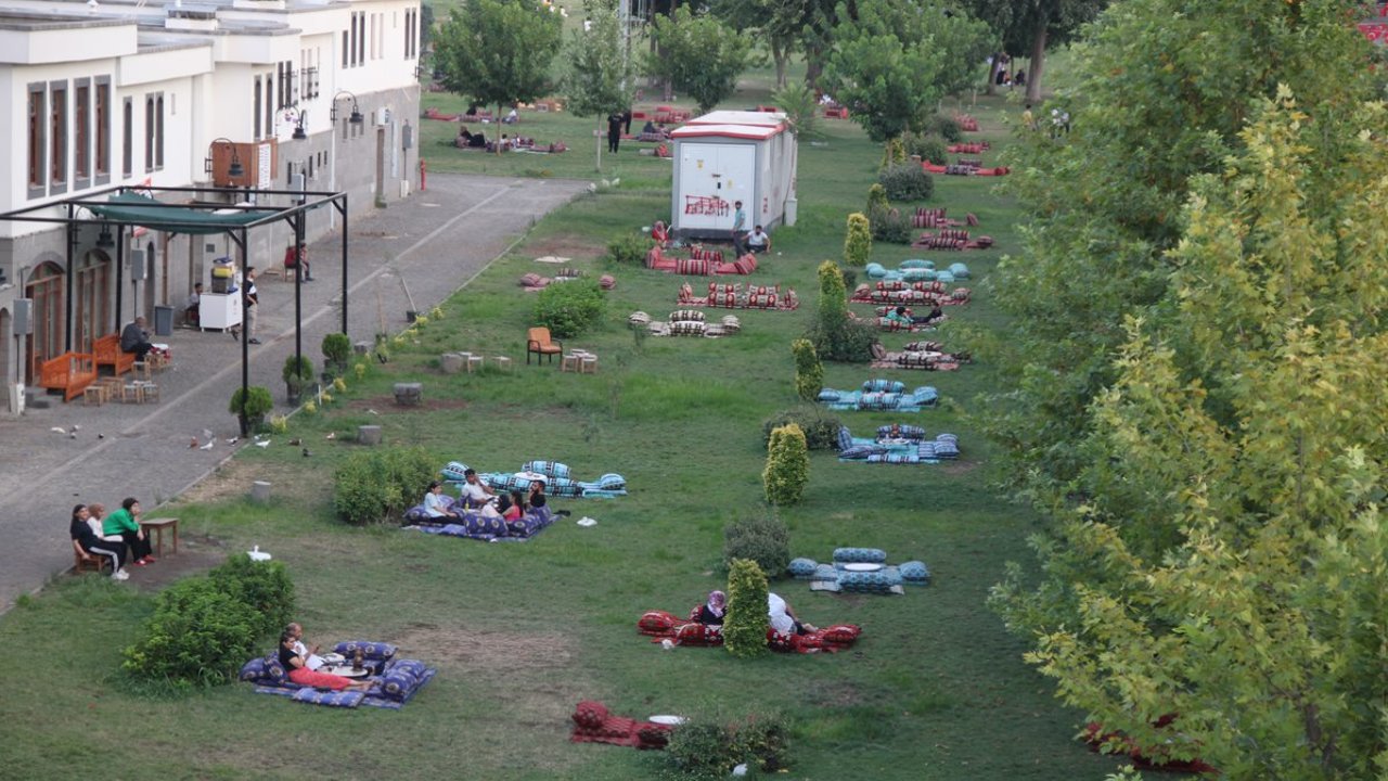 Diyarbakır’da yeşil alanlar kafelerin istilası altında!