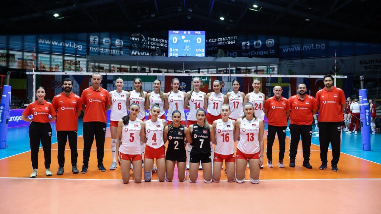 U20 Kadın Voleybol takımı Avrupa Şampiyonu oldu