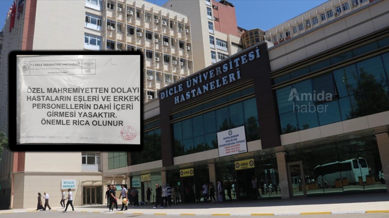 Diyarbakır’da ‘erkek intörn’ krizi: Asistanları şikayet etti!