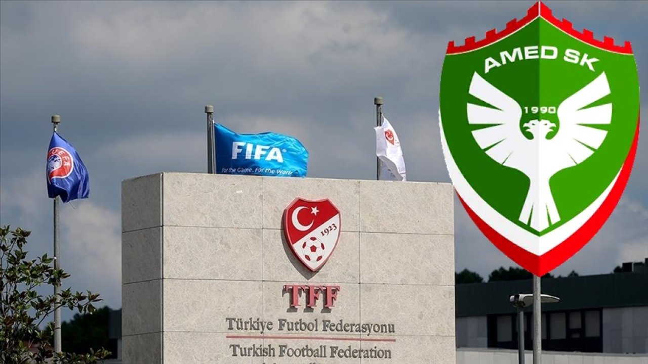 TFF Amedspor’u PFDK’ye sevk etti: İşte nedeni