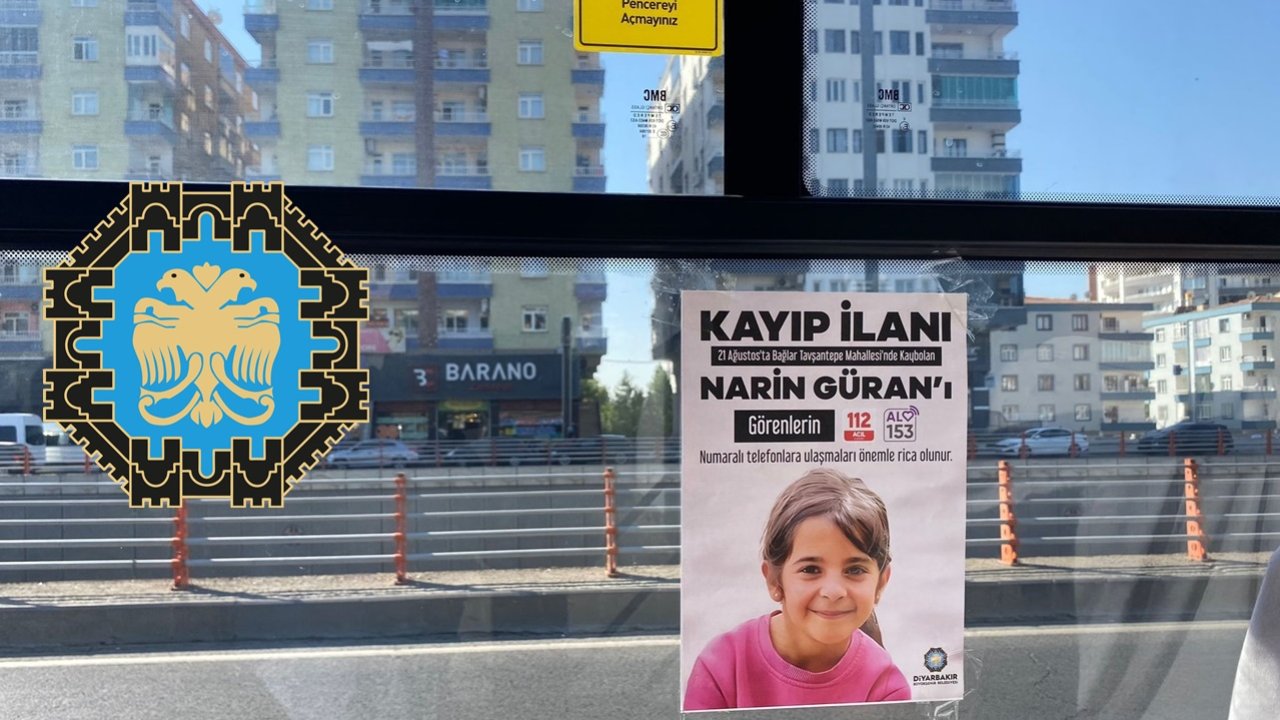 Narin 7 gündür kayıp: Büyükşehir toplu taşıma araçlarına ilan astı