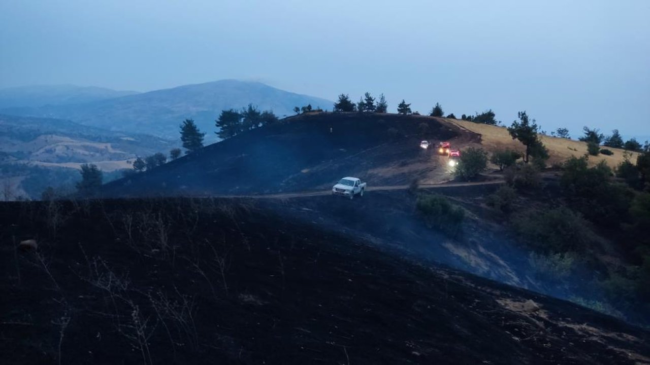 Maraş’ta saatlerdir müdahale edinilen orman yangınında sona gelindi