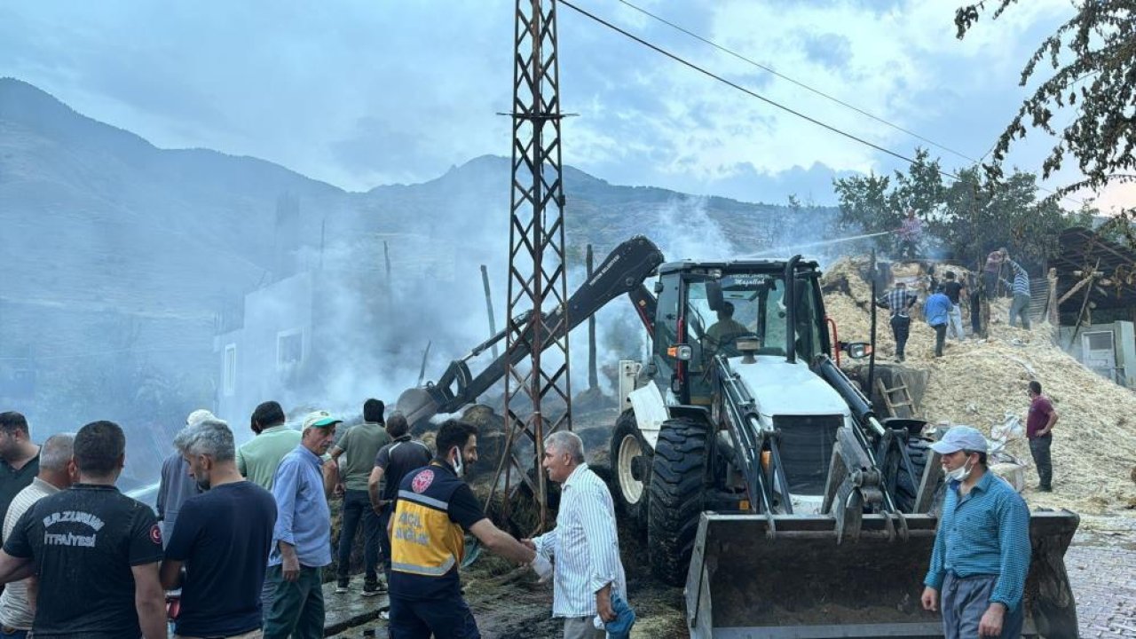 Erzurum’da yangın: 2 ev kullanılamaz hale döndü