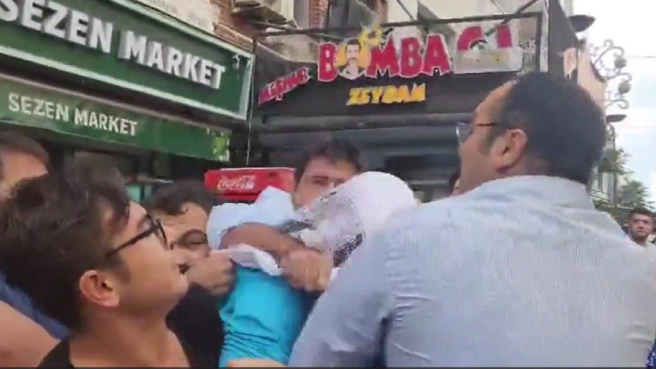 VİDEO - İzmir'de Amerikan askerinin başına çuval geçirdiler