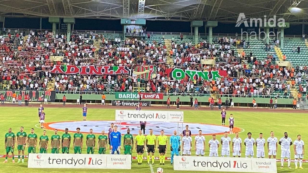 Amedspor-Kocaelispor maçı başladı: Hedef 3 puan