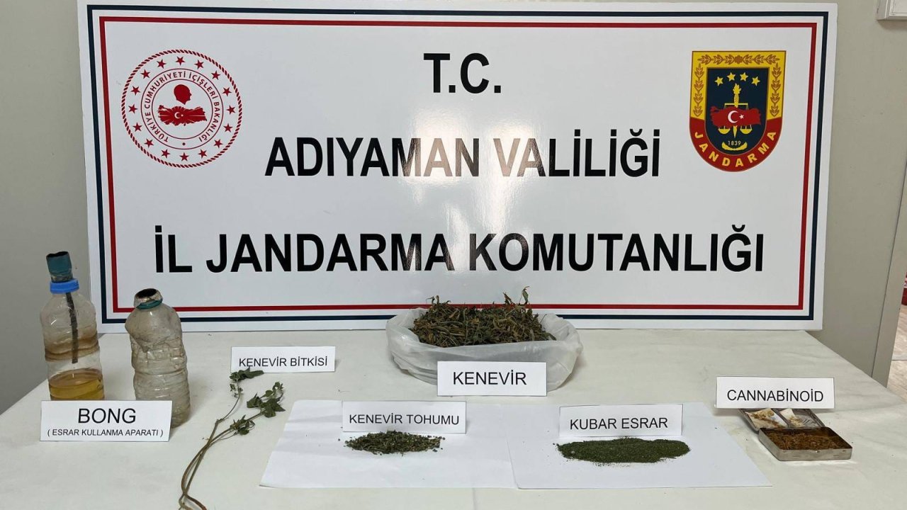 Adıyaman’da uyuşturucu operasyonu: 1 şüpheli yakalandı