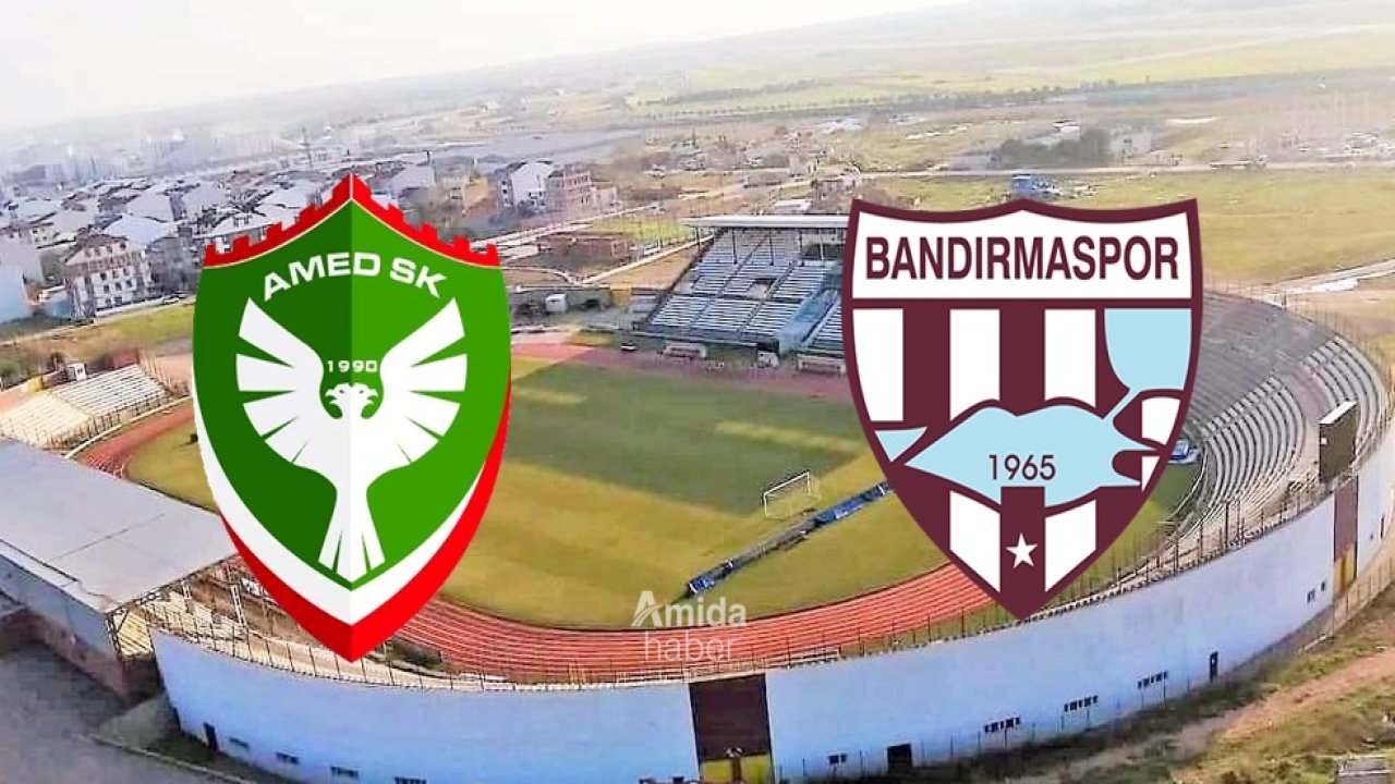 Hazırlıklar bitti: Amedspor-Bandırmaspor maçı ne zaman ve nerede oynanacak?