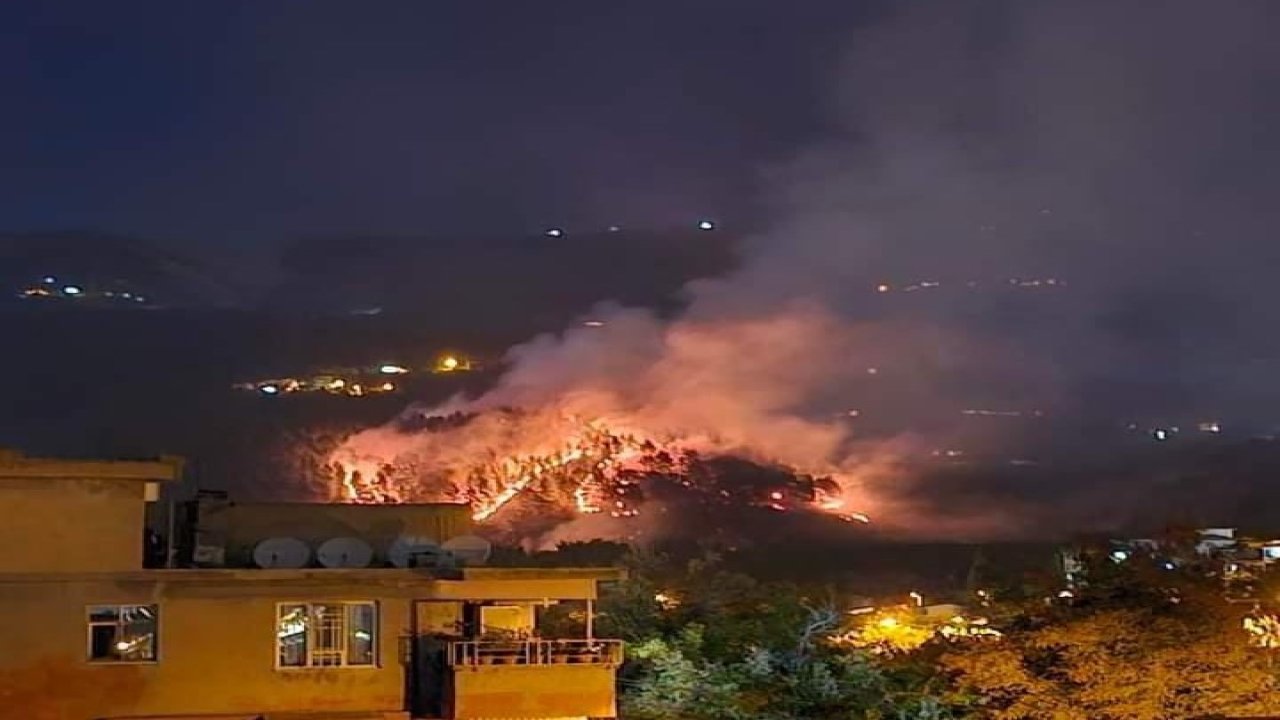 Maraş’ta orman yangını: Söndürme çalışmaları sürüyor