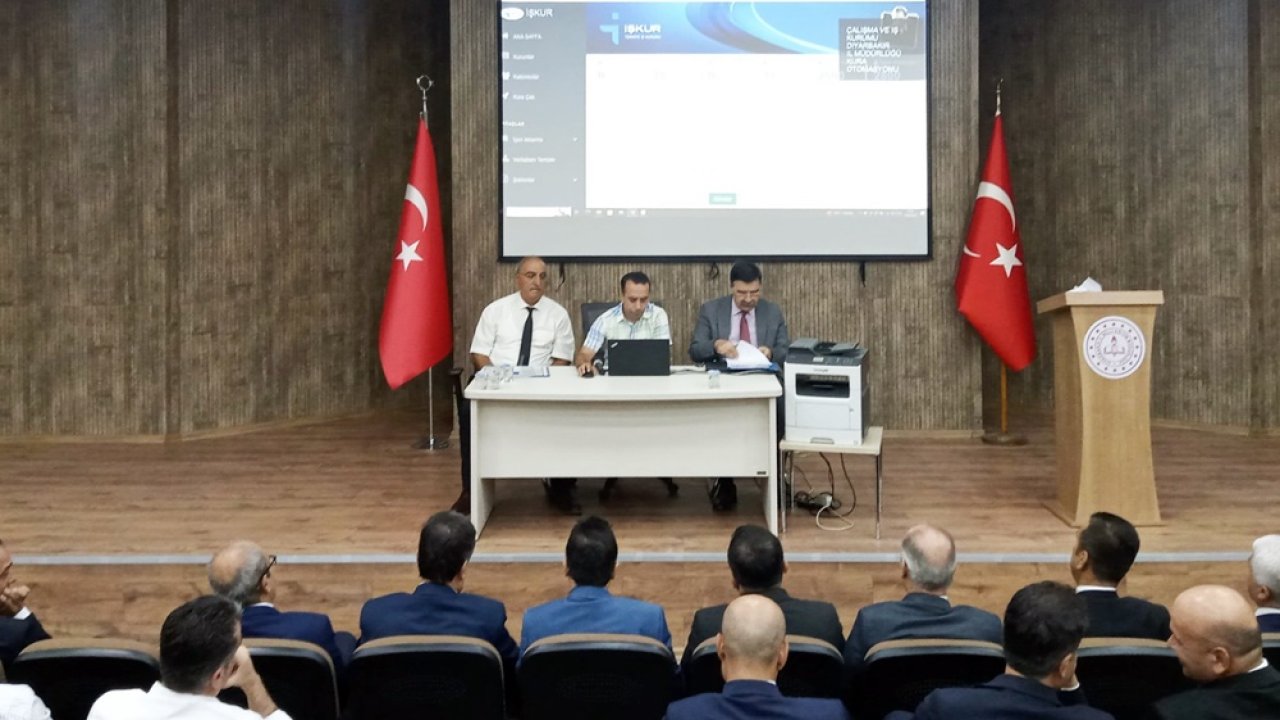 Diyarbakır’da 2 bin 800 kişi için kura çekildi