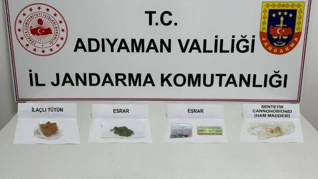 Adıyaman’da uyuşturucu operasyonu: 1 şüpheli tutuklandı