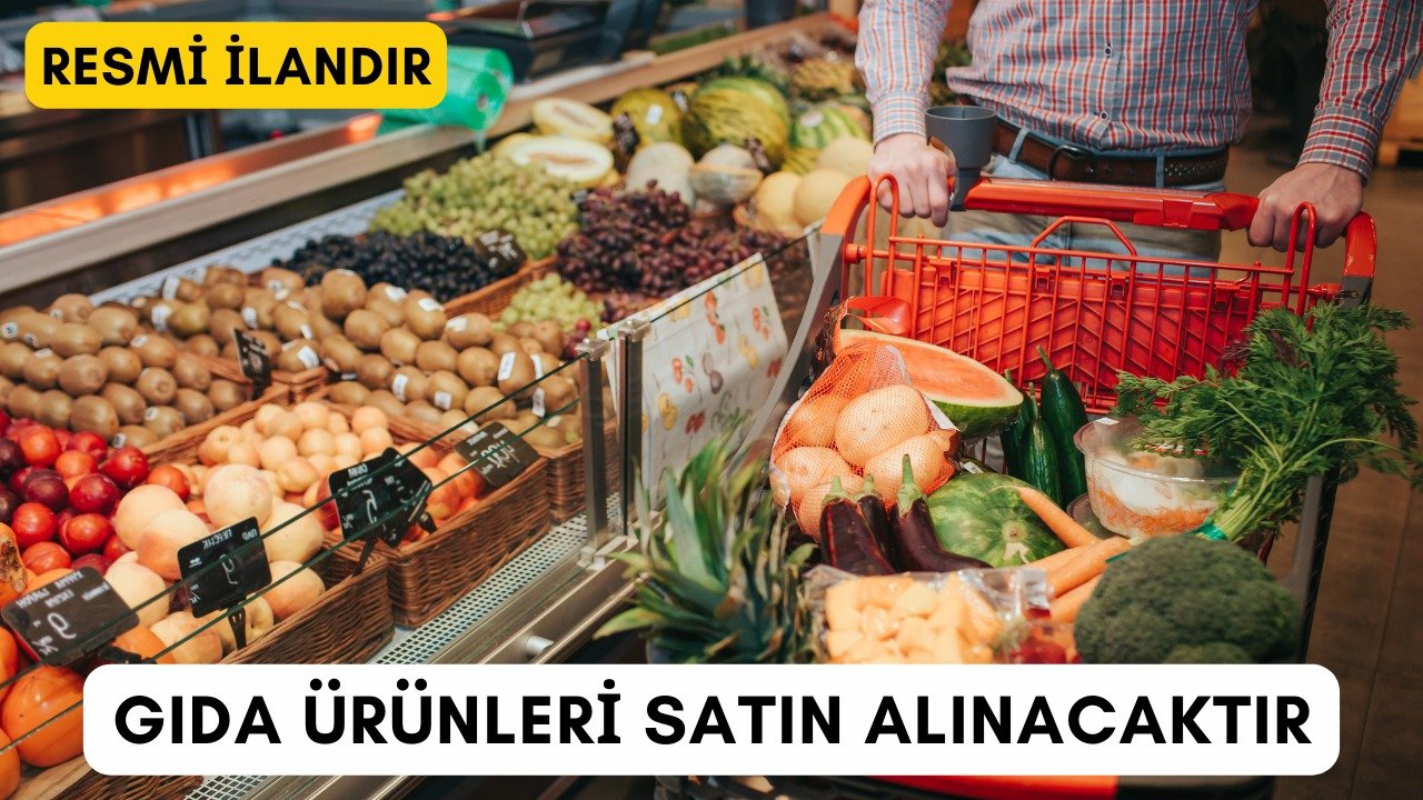 GIDA ÜRÜNLERİ SATIN ALINACAKTIR