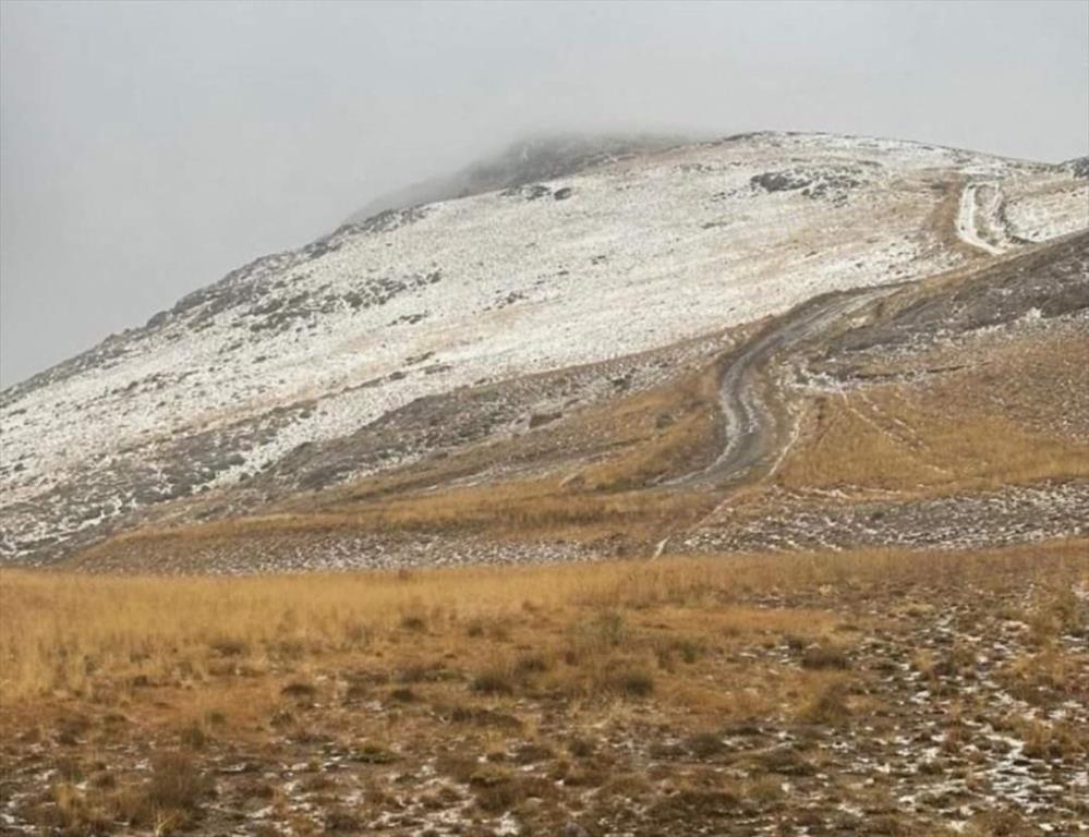 Sonbaharda ilk kar düştü