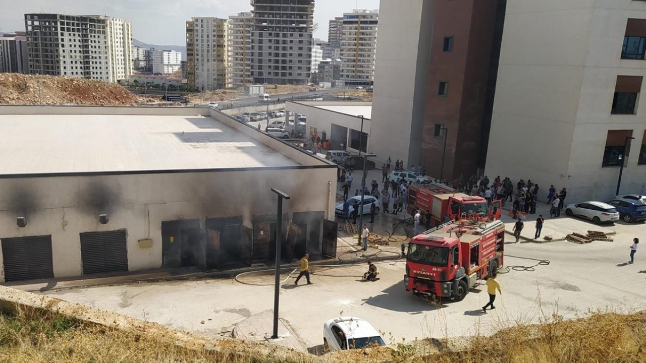 Mardin Araştırma Hastanesi'nde korkutan yangın