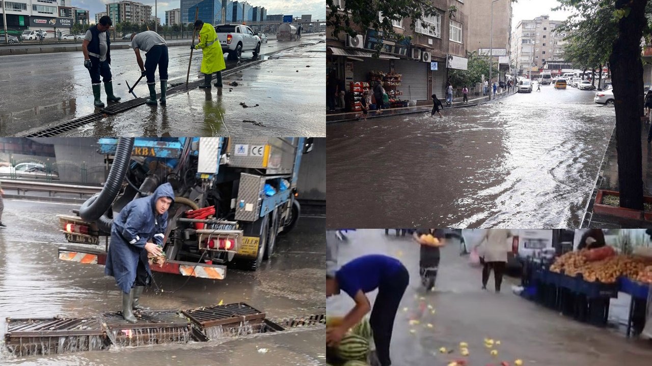 Diyarbakır Büyükşehir’den sağanak yağış açıklaması