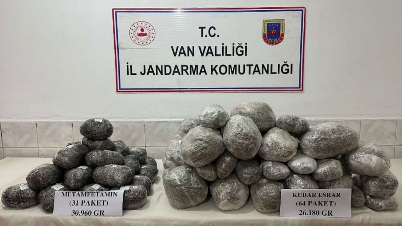 Van Valiliği duyurdu: 107 kilo uyuşturucu ele geçirildi