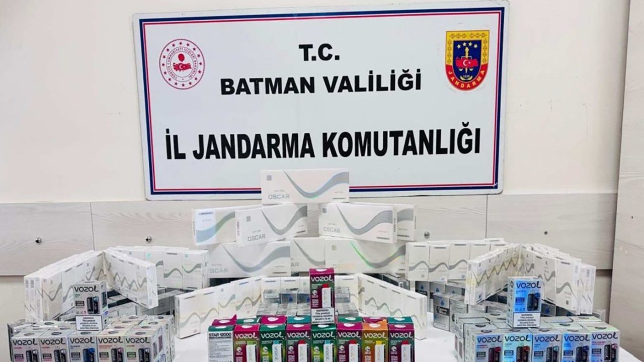 Batman’da kaçakçılık operasyonu: 2 bin 200 paket sigara ele geçirildi