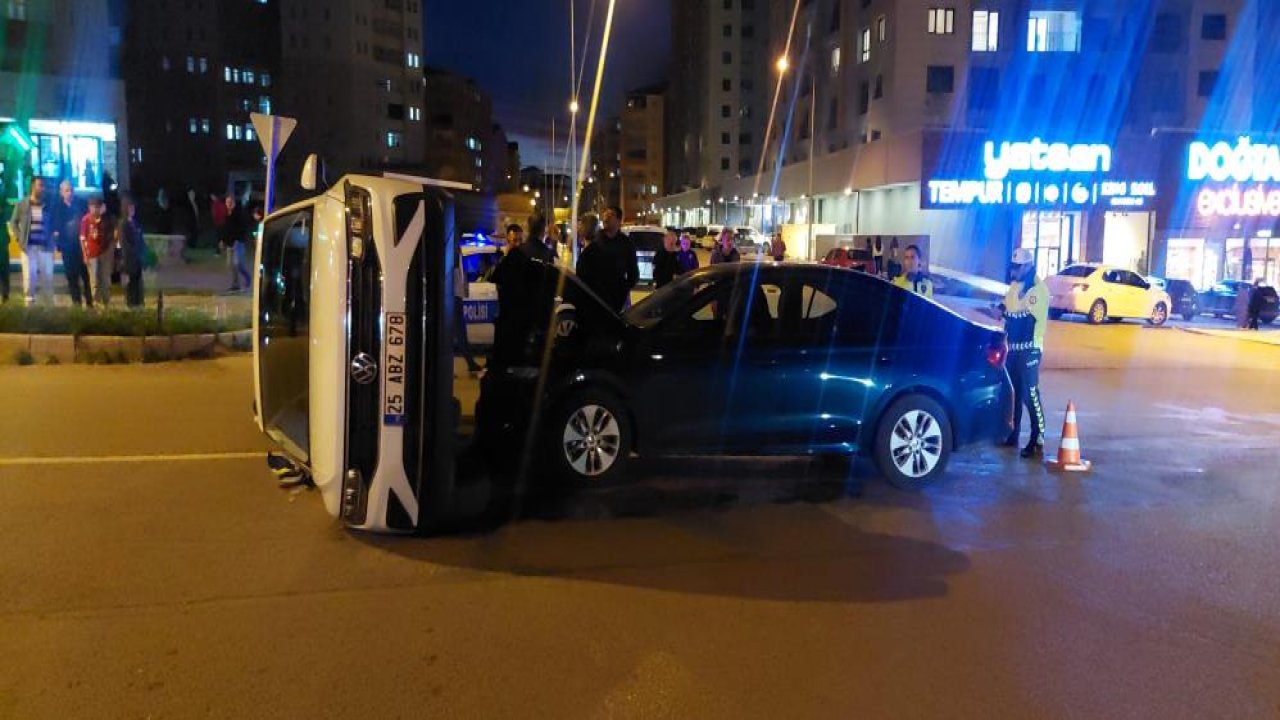 Erzurum’da korkutan kaza: 6 yaralı