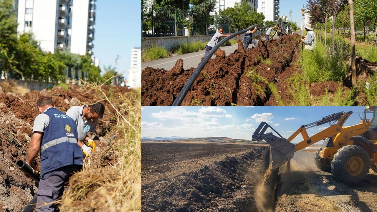 DİSKİ: 6 ayda 13 bin 800 metre içme suyu hattı döşedik