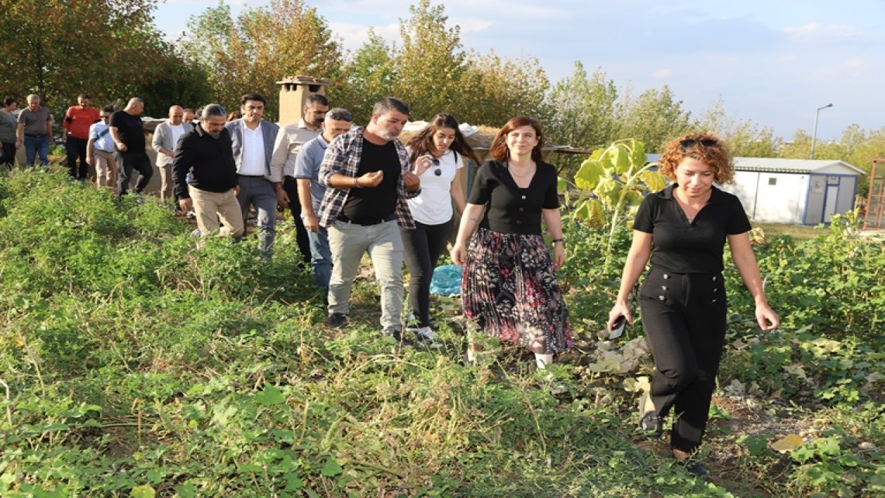 Diyarbakır Büyükşehir Eş Başkanları proje alanlarını inceledi