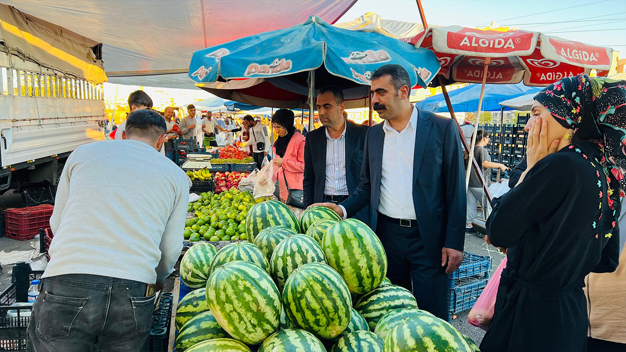 Diyarbakır Eşbaşkanı pazara indi