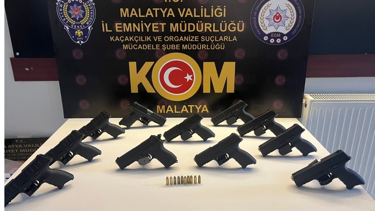 Malatya'da yasa dışı silah ticareti : 3 kişi tutuklandı