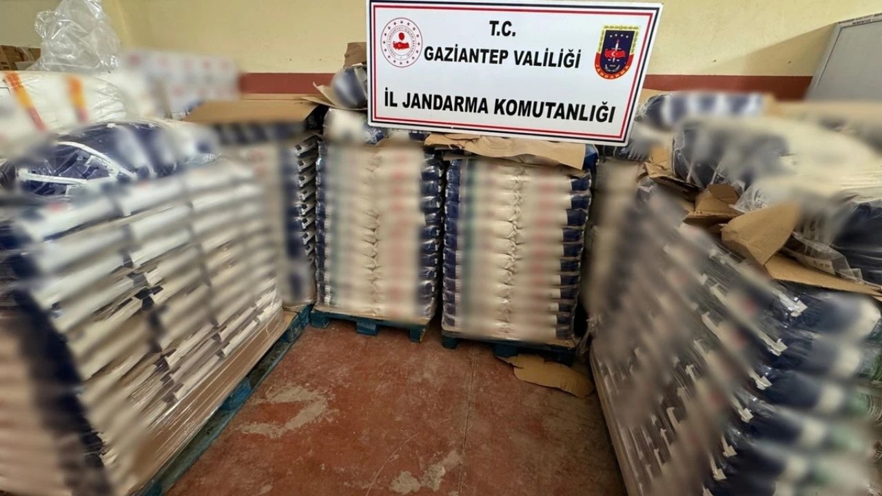 Gaziantep’te operasyon: 19 ton 440 kilogram ele geçirildi