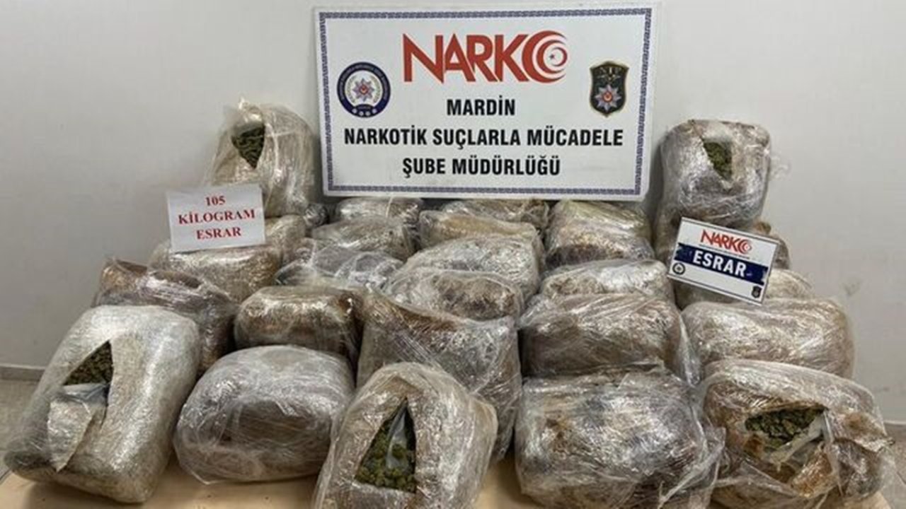 Mardin’de durdurulan bir araçta 5 kilo uyuşturucu ele geçirildi