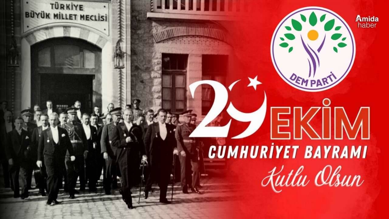 DEM Parti’den 29 Ekim mesajı: Kutladı mı?