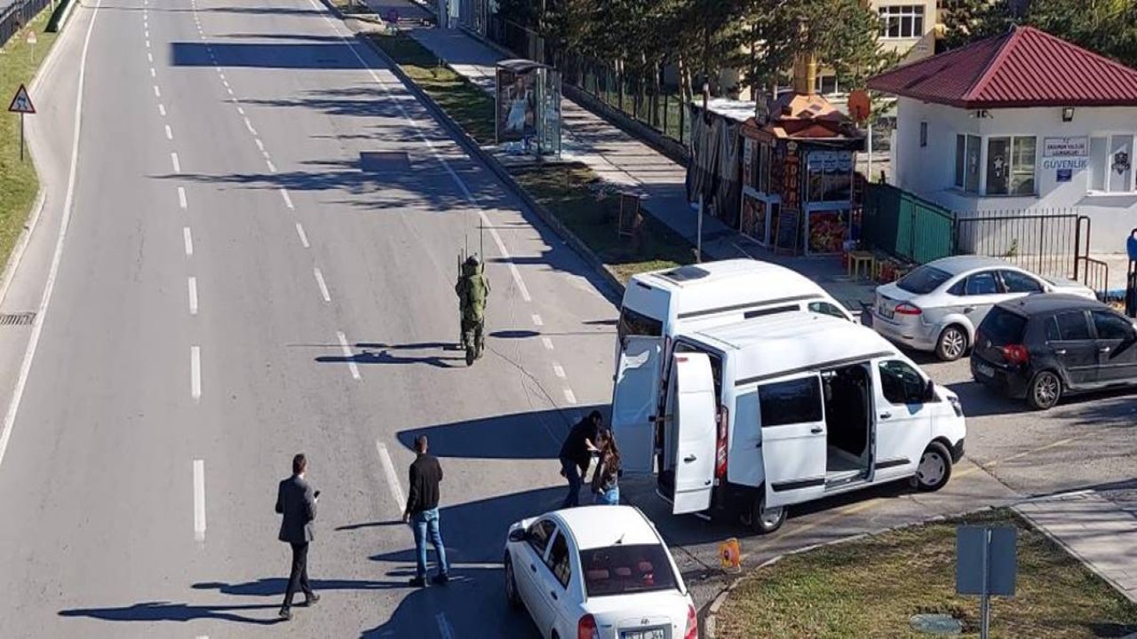 Erzurum’da panik dolu anlar