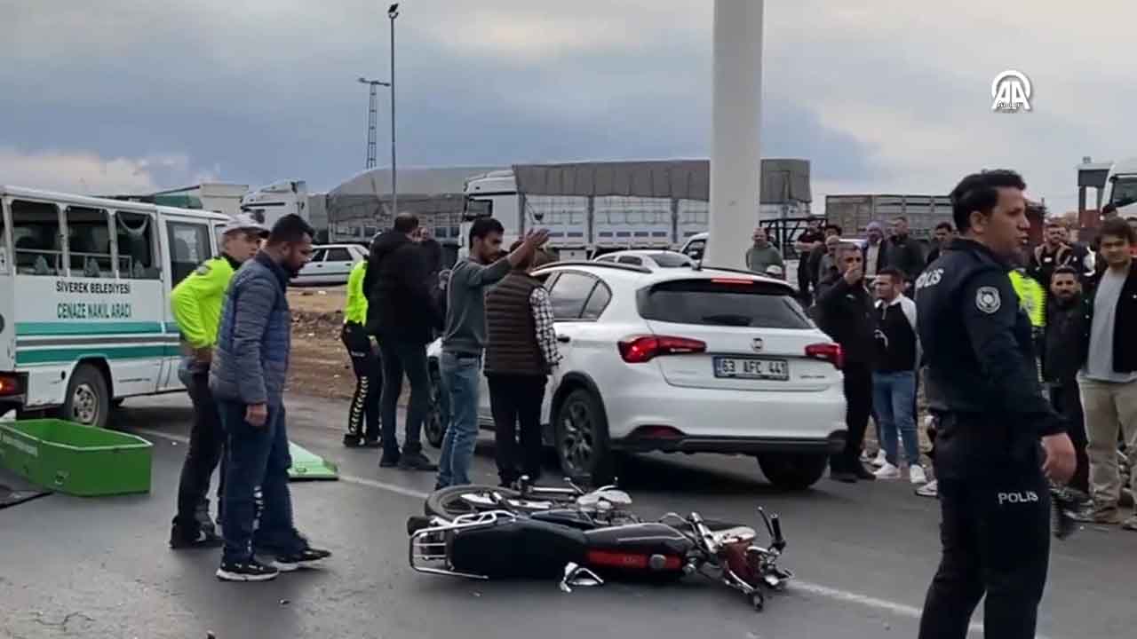 Şanlıurfa'da tırla ile motosiklet çarpıştı: 1 ölü